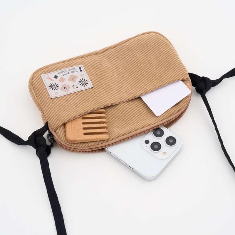 側背手機小包/I系列/大地棕