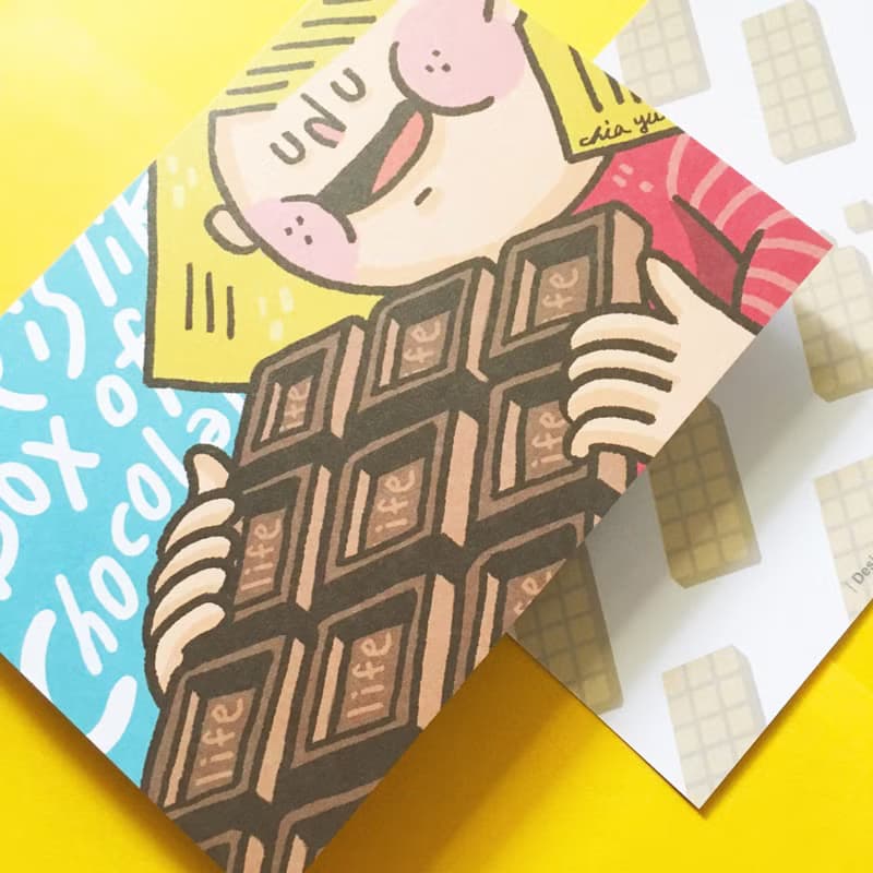 (9) 人生就像巧克力 / 明信片