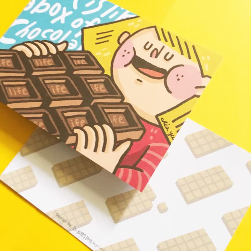 (9) 人生就像巧克力 / 明信片