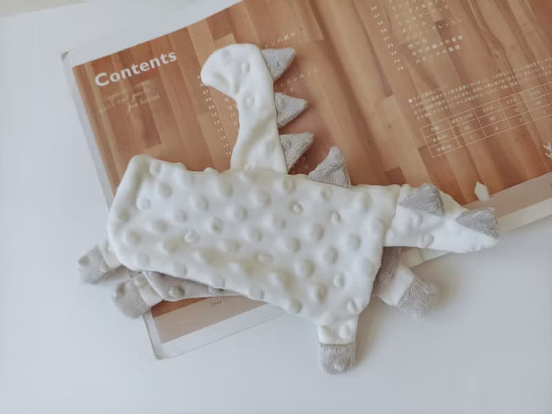 11/14後出貨 恐龍安撫巾 安撫玩偶 豆絨布 安撫玩具 彌月禮物