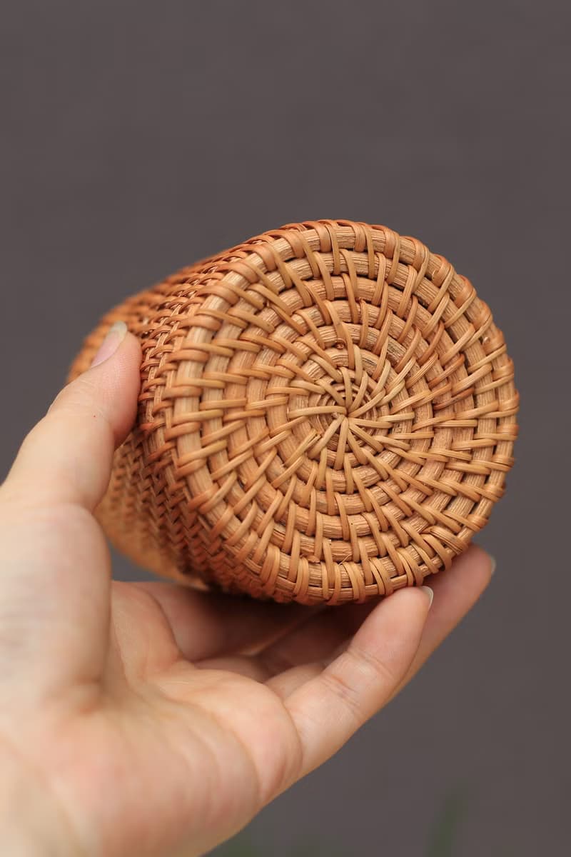 藤編系列 | 茶具筒 筆筒 | 花器 多用收納筒 | 天然秋藤