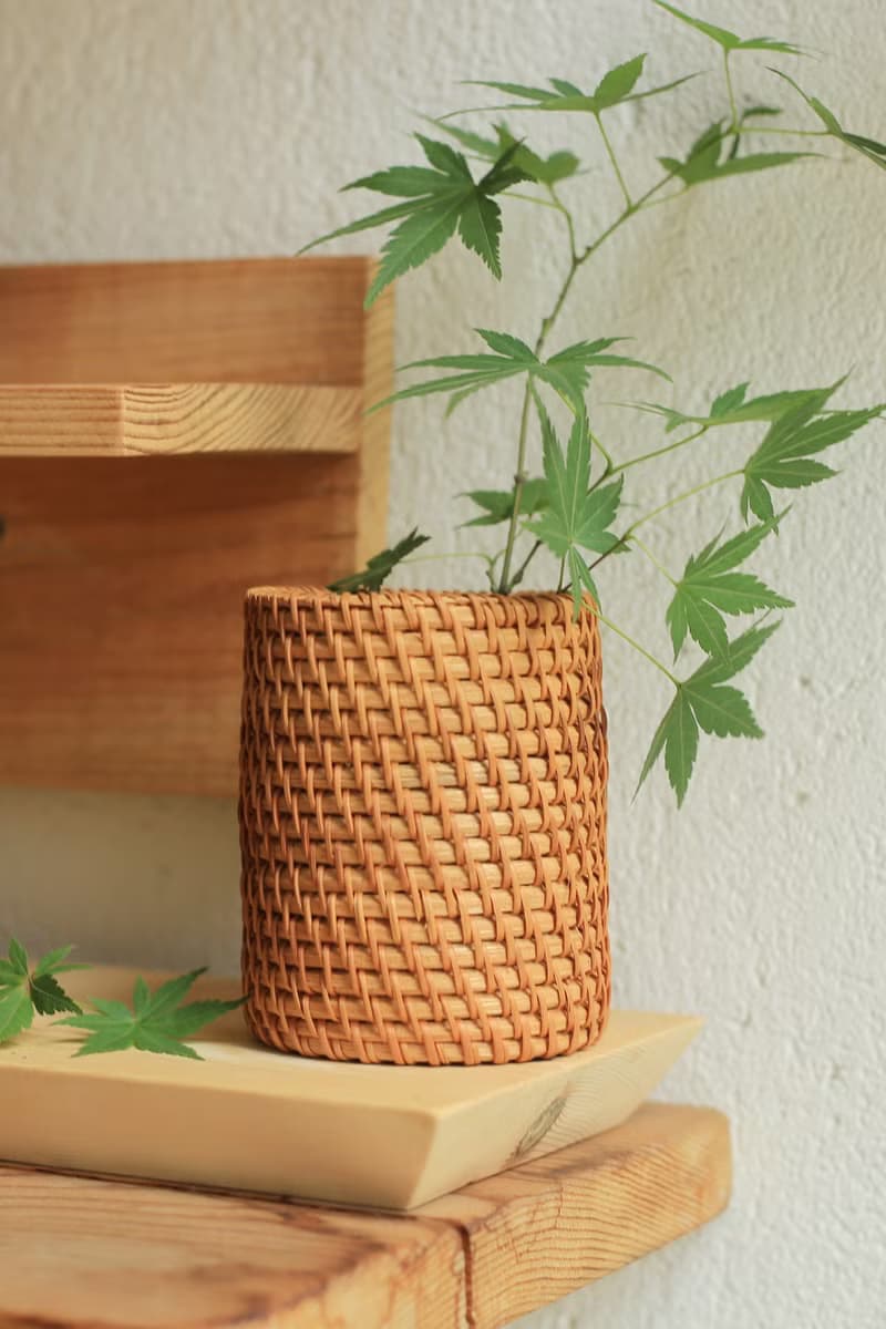 藤編系列 | 茶具筒 筆筒 | 花器 多用收納筒 | 天然秋藤