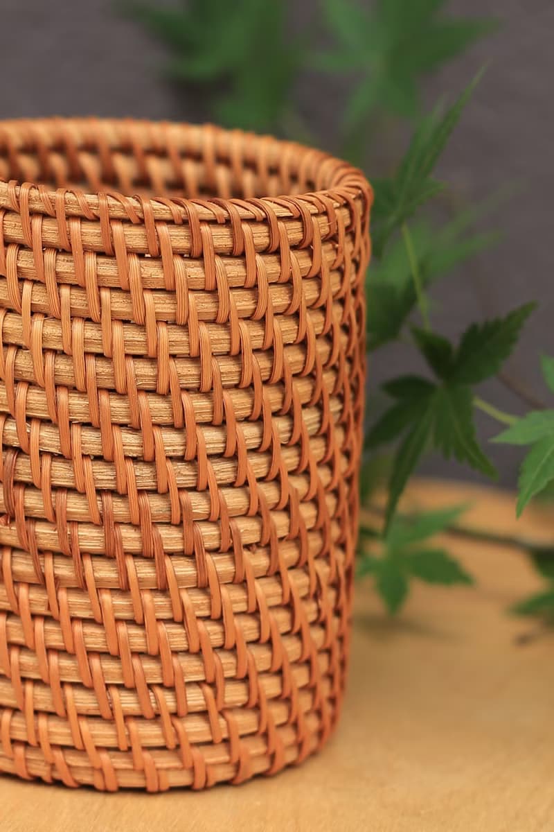 藤編系列 | 茶具筒 筆筒 | 花器 多用收納筒 | 天然秋藤