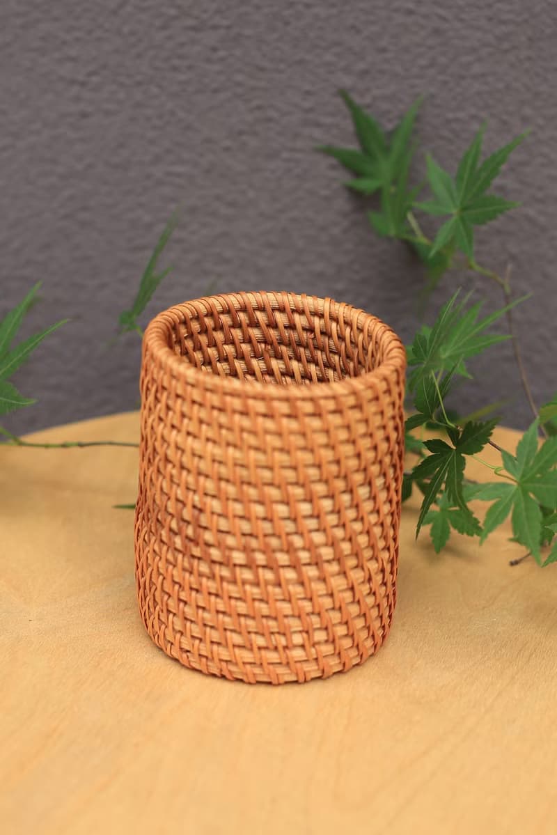 藤編系列 | 茶具筒 筆筒 | 花器 多用收納筒 | 天然秋藤