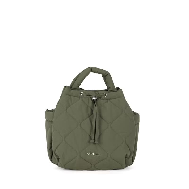PUFFY系列新品 | ELLE 兩用休閒雙肩包 小 (葡萄綠)