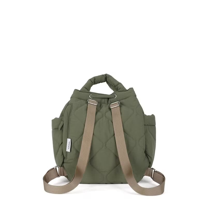 PUFFY系列新品 | ELLE 兩用休閒雙肩包 小 (葡萄綠)