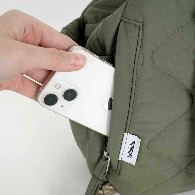 PUFFY系列新品 | ELLE 兩用休閒雙肩包 小 (葡萄綠)