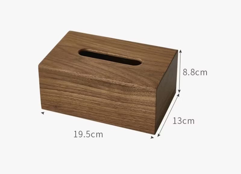 面紙盒  抽紙盒  胡桃木居家收納  桌上收納盒