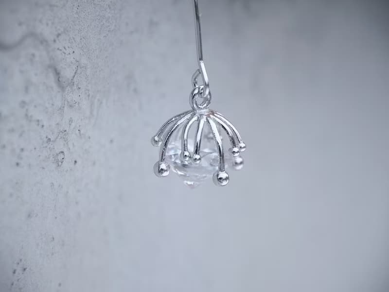 天真innocence系列-正白K色蒲公英種子 *耳環