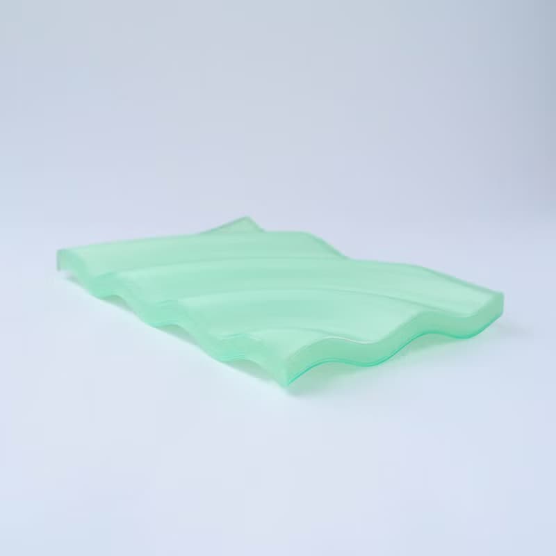 幾何波浪首飾展示架輕奢裝飾擺件北歐風 ins家居飾品小眾設計托盤