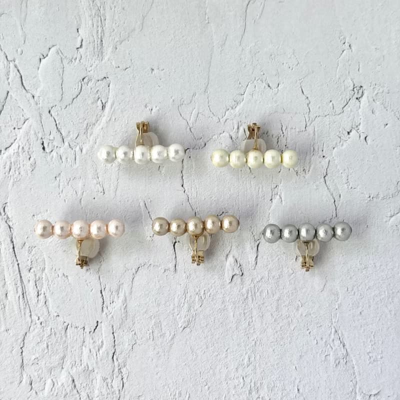 pearl ear cuff/ear clip 【5】