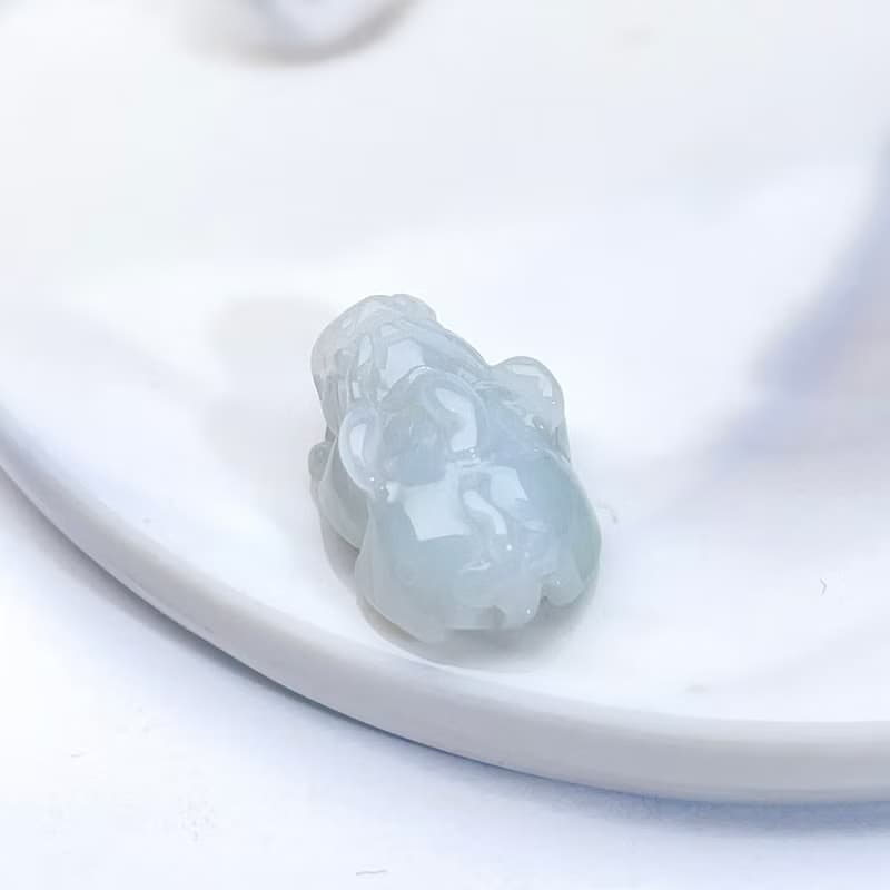 【招財神獸】冰綠種翡翠貔貅吊飾 | 天然緬甸玉翡翠A貨