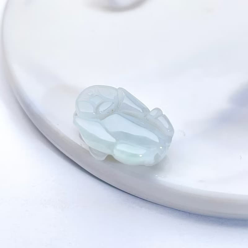 【招財神獸】冰綠種翡翠貔貅吊飾 | 天然緬甸玉翡翠A貨