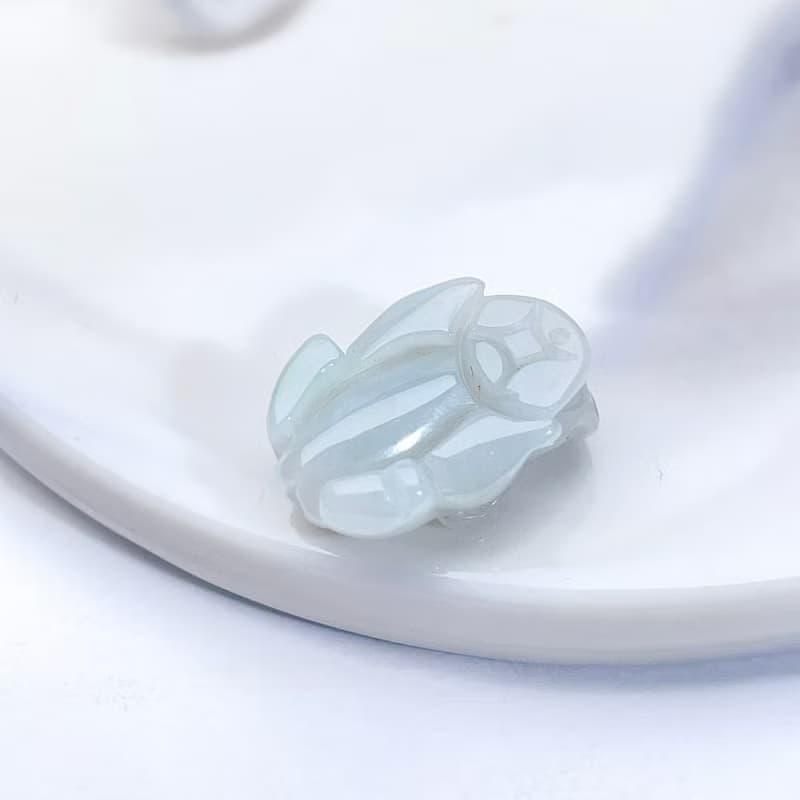 【招財神獸】冰綠種翡翠貔貅吊飾 | 天然緬甸玉翡翠A貨
