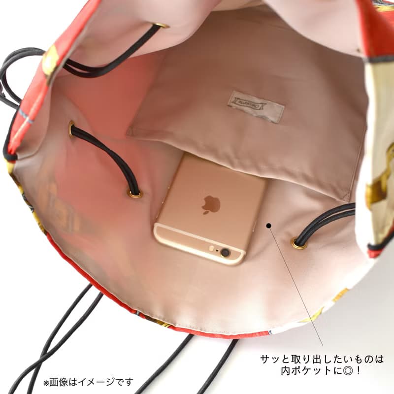 3WAY PIPING BAG 4 types of scarves 日本製造