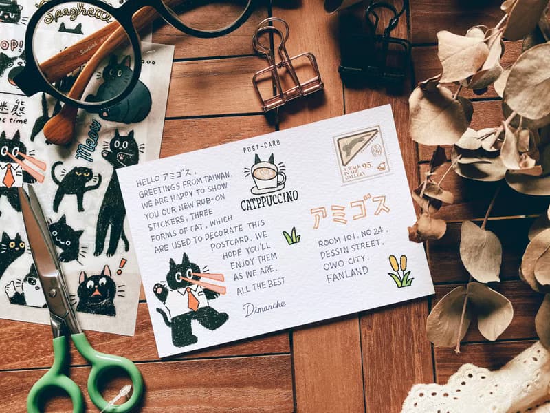 迪夢奇 Dimanche 感壓貼 貓的三態