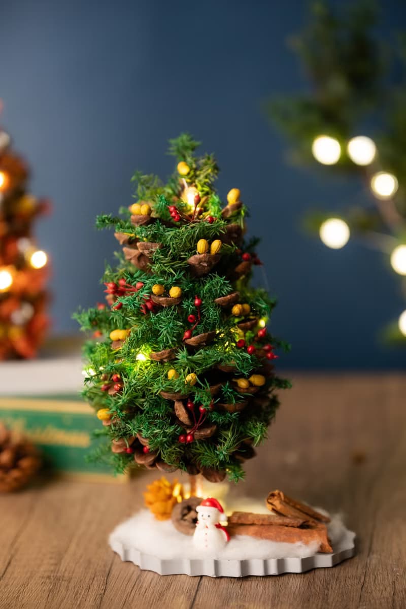 【聖誕裝飾x交換禮物】 松果聖誕樹