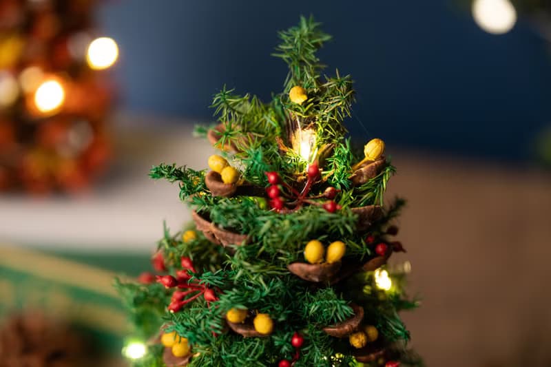 【聖誕裝飾x交換禮物】 松果聖誕樹