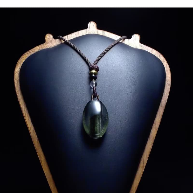 森嶺之心 綠幽靈的生命軸線 項鍊吊墜 PN0018