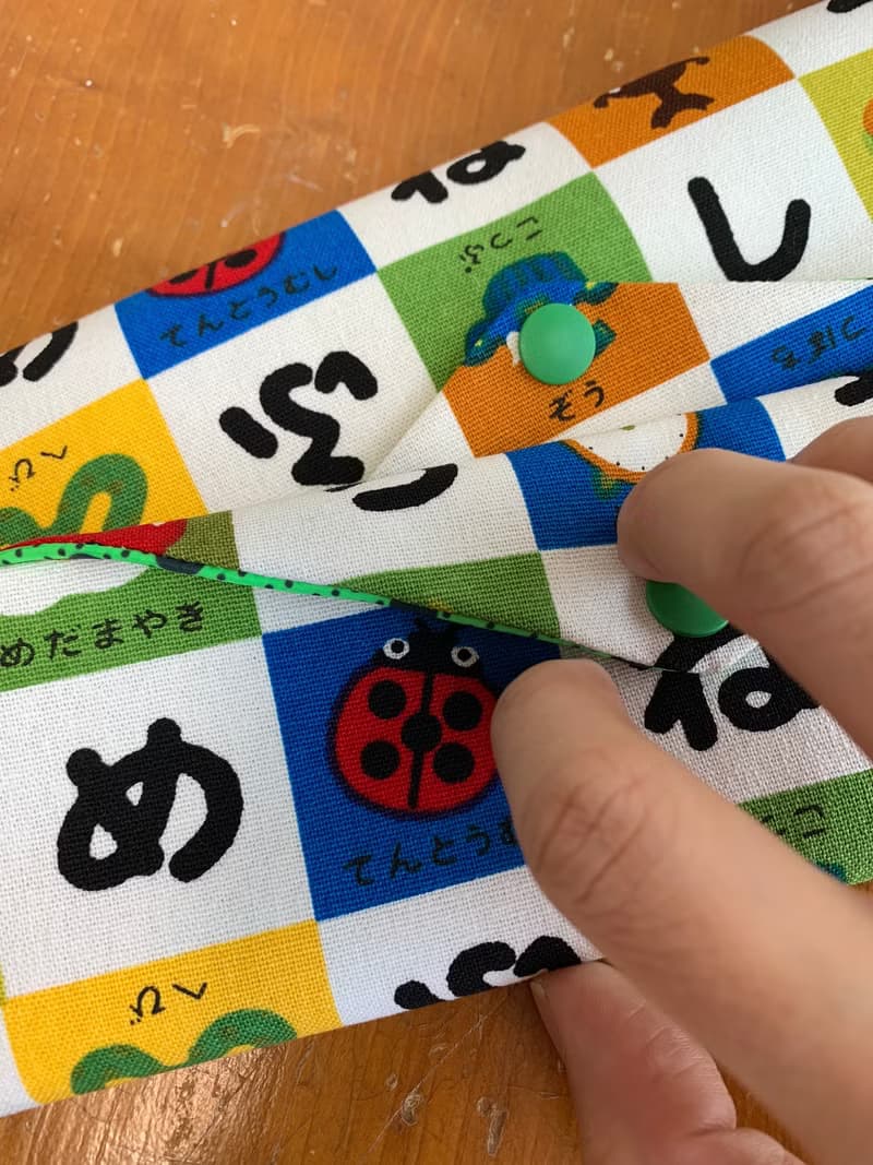 文青風環保筷袋 小食堂 綠 防水 手作餐具袋.交換禮物.
