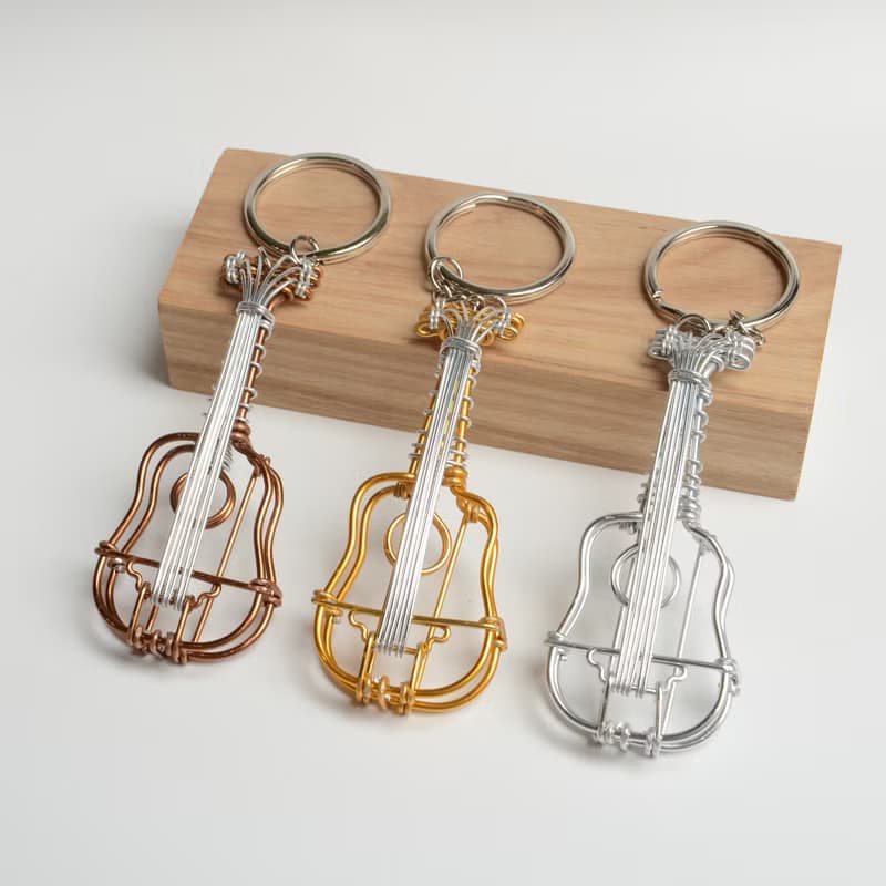 手作鋁線職人Guitar鋁線樂器 古典吉他 交換禮物 耶誕禮物 聖誕節