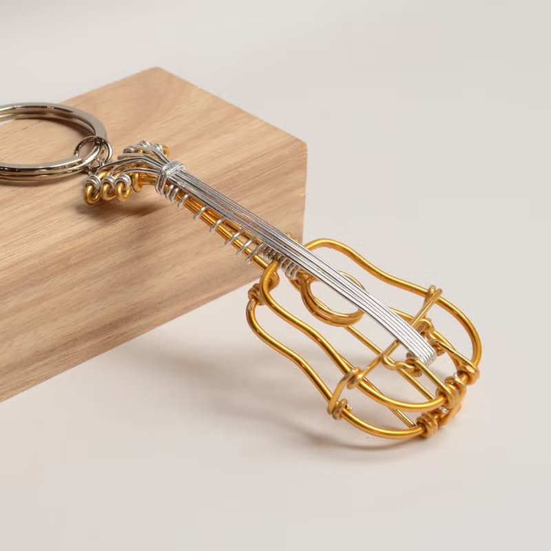 手作鋁線職人Guitar鋁線樂器 古典吉他 交換禮物 耶誕禮物 聖誕節