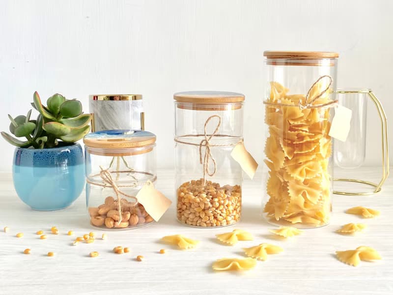 Glass Jar, Resin Ocean Painting, Wedding Gift, Home Gift