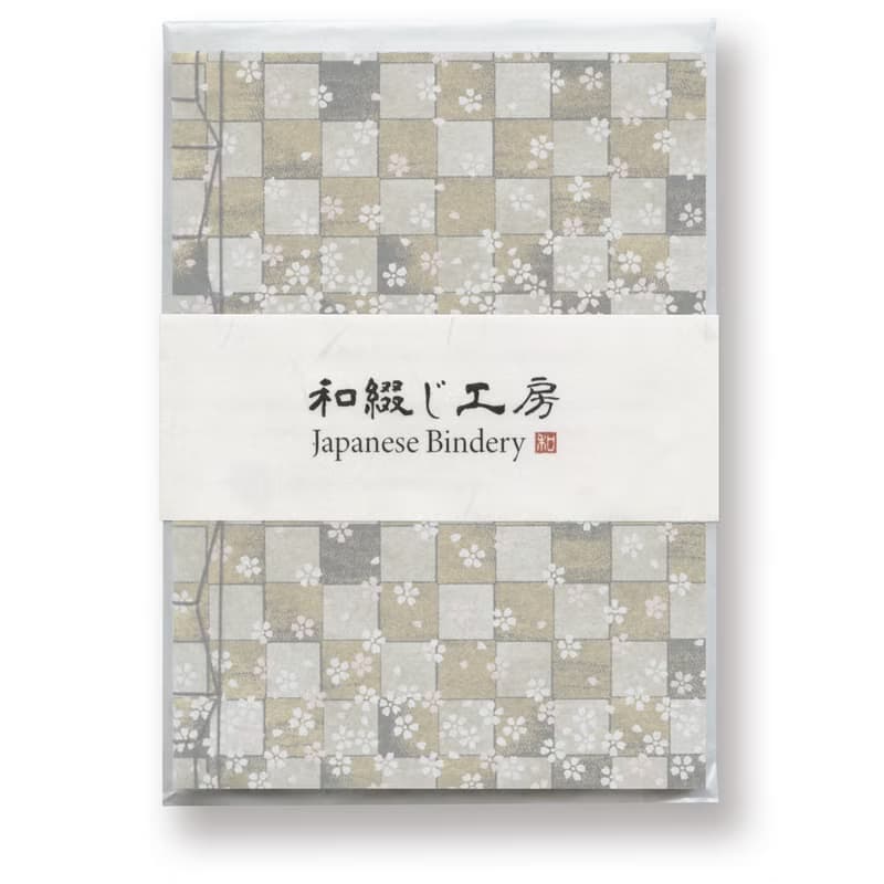 日本裝訂筆記本　手工製作　友禪日本紙　公平貿易紙