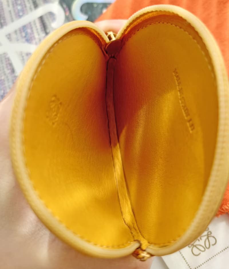 中古孤品 Loewe 圓餅乾小收納包 錢包零錢夾 零錢包散銀包 散紙包