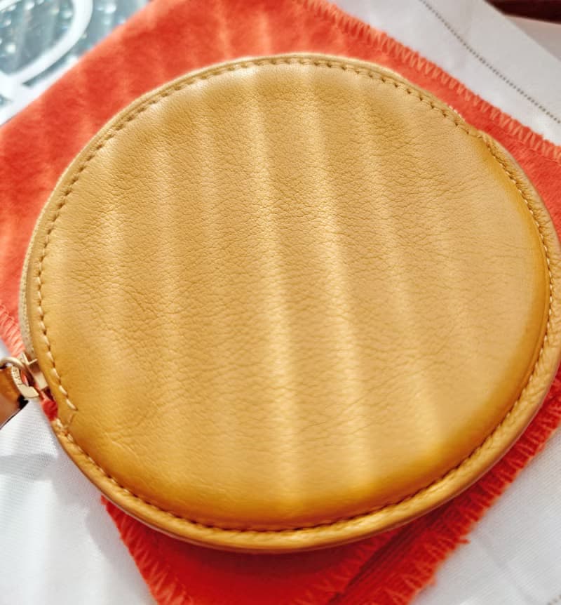 中古孤品 Loewe 圓餅乾小收納包 錢包零錢夾 零錢包散銀包 散紙包