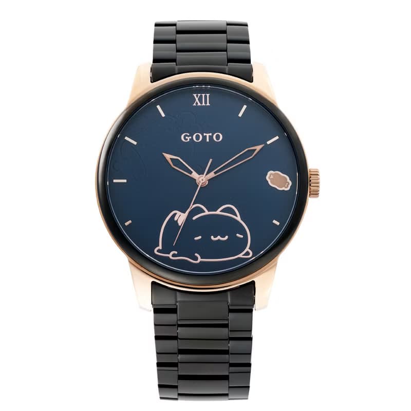 GOTO x 貓貓蟲咖波聯名–咖波躺躺金屬線條版–鋼帶