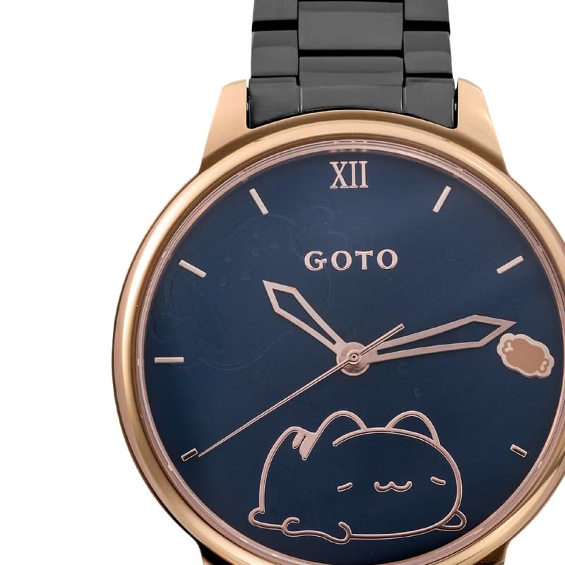 GOTO x 貓貓蟲咖波聯名–咖波躺躺金屬線條版–鋼帶