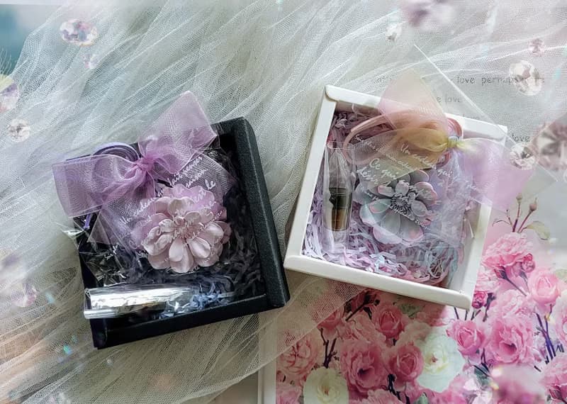 蝴蝶花毛莨洋牡丹擴香石禮盒 活動禮 結婚小物 聖誕交換禮物