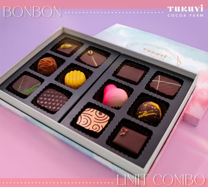 BONBON 含餡巧克力禮盒 12入
