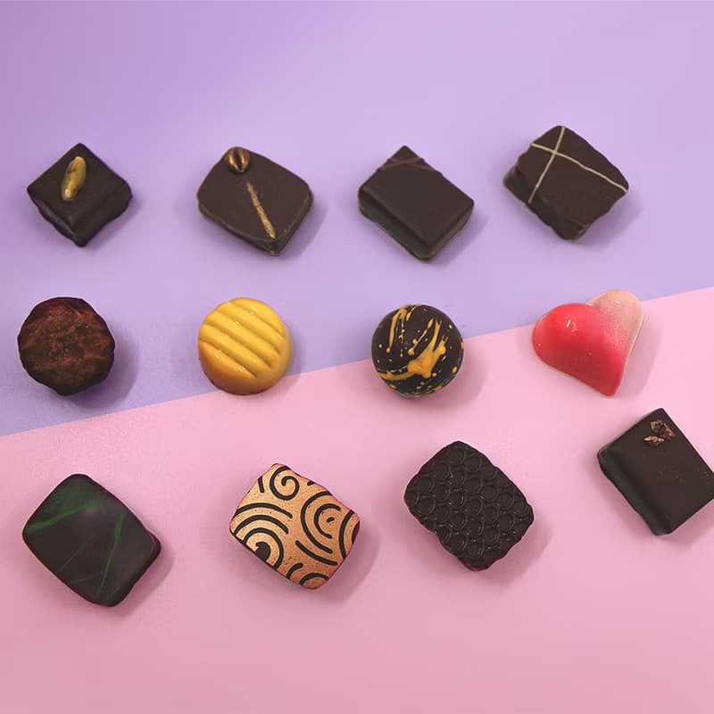 BONBON 含餡巧克力禮盒 12入