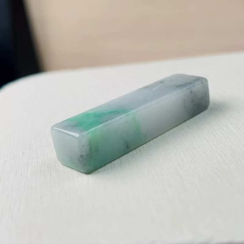 飄陽綠翡翠印章 | 天然緬甸玉A貨翡翠 | 送禮
