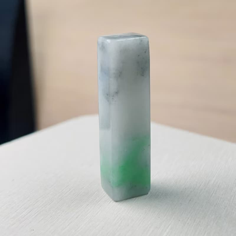 飄陽綠翡翠印章 | 天然緬甸玉A貨翡翠 | 送禮