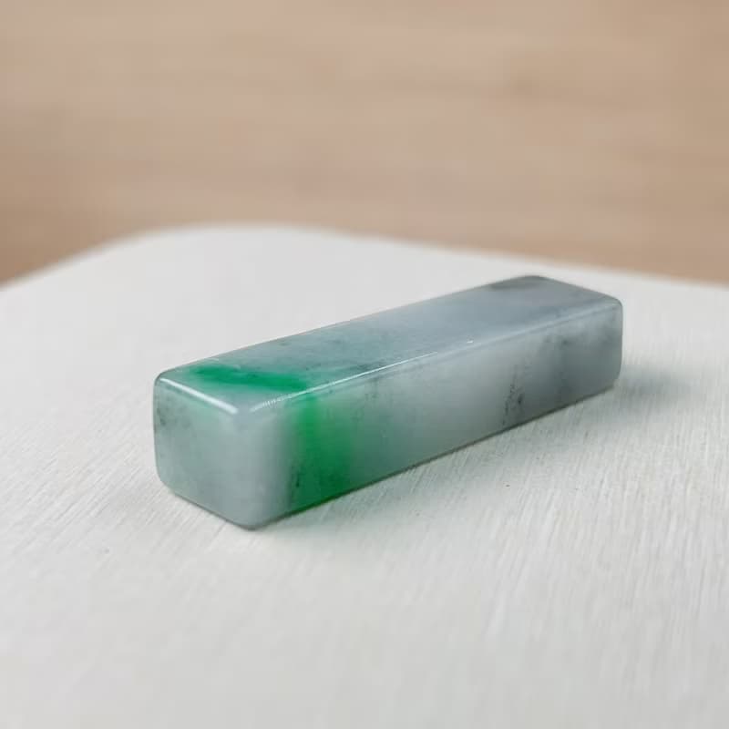 飄陽綠翡翠印章 | 天然緬甸玉A貨翡翠 | 送禮