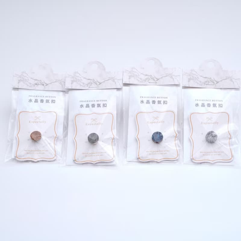 【出清特惠】水晶香氛扣 | 天然晶簇、擴香石 精油口罩扣、磁扣
