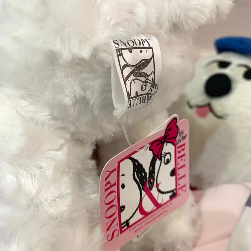 Snoopy史奴比的妹妹貝兒玩偶 史努比Belle粉紅陪伴娃娃