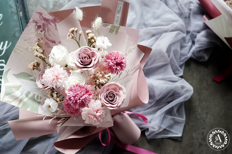 母親節花禮 / 香芬皂花系列 / 康乃馨香氛皂花束