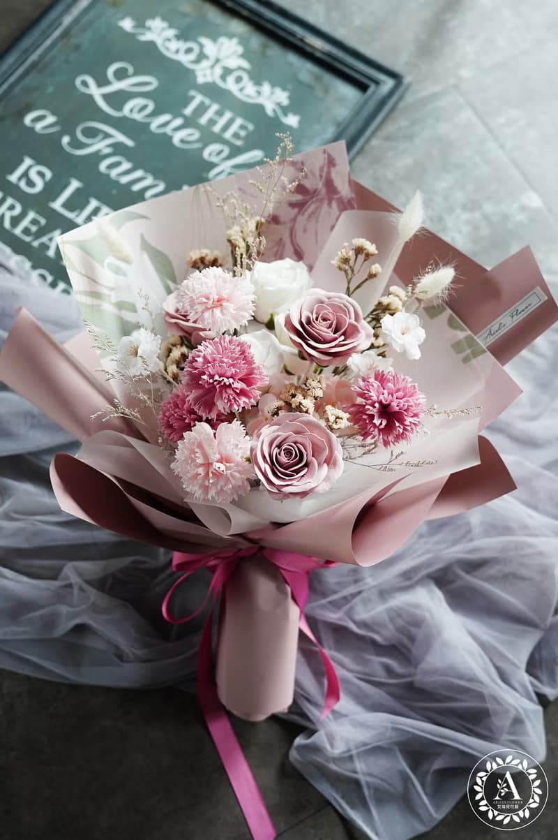 母親節花禮 / 香芬皂花系列 / 康乃馨香氛皂花束