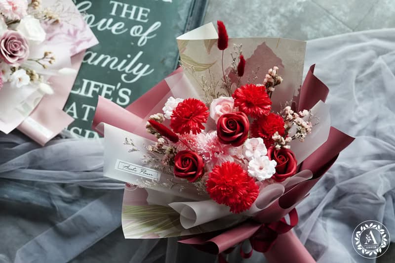 母親節花禮 / 香芬皂花系列 / 康乃馨香氛皂花束