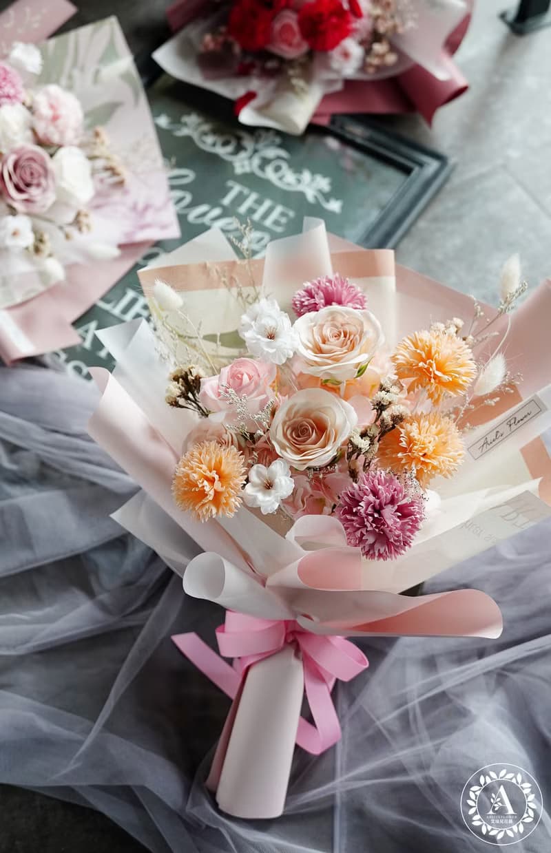 母親節花禮 / 香芬皂花系列 / 康乃馨香氛皂花束