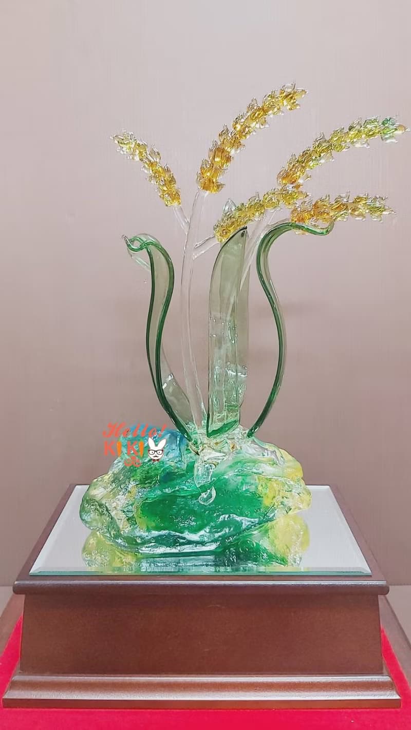 琉璃 穗滿豐裕 升遷送禮 退休送禮 開幕送禮 退伍禮物 新婚送禮