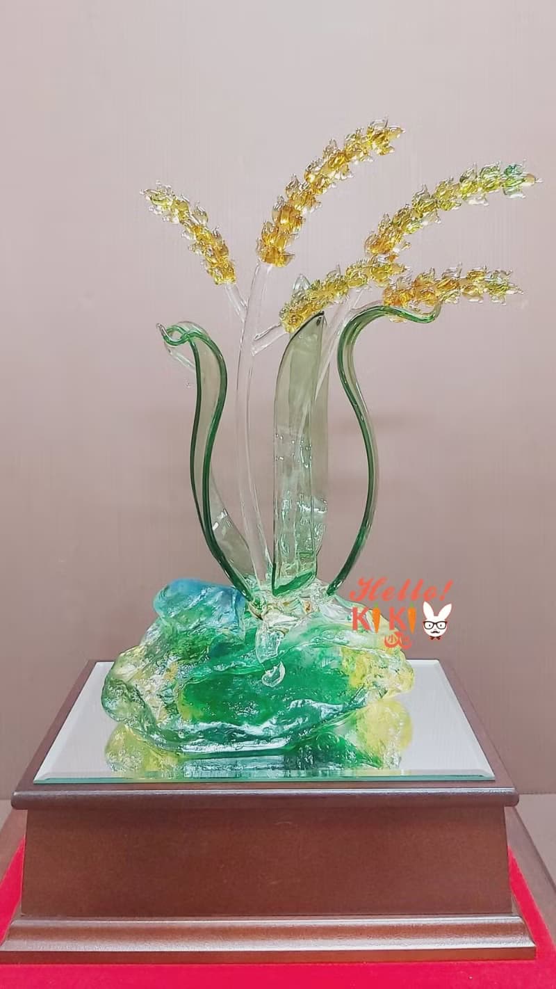 琉璃 穗滿豐裕 升遷送禮 退休送禮 開幕送禮 退伍禮物 新婚送禮