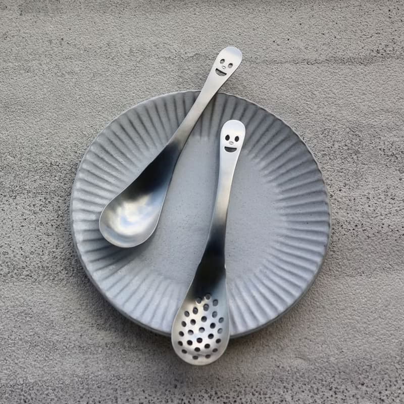 日本【SALUS 佐藤金屬】微笑NICO-中華匙