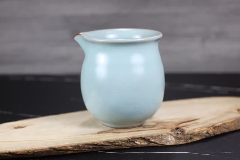 【送禮好物】300~340ml 汝窯 手拉坯 無把茶海 名家葉敏祥手作