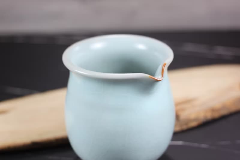 【送禮好物】300~340ml 汝窯 手拉坯 無把茶海 名家葉敏祥手作