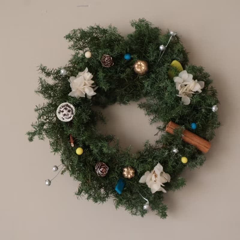 撞色聖誕樹 聖誕花圈 聖誕禮物 交換禮物 聖誕佈置